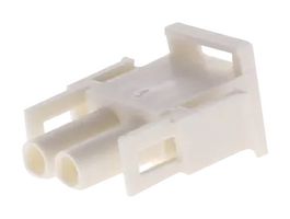 MOLEX 36643-0002 Connector Housing, Natural, MLX 36643 Series, Plug, 2 Ways, 6.35 mm