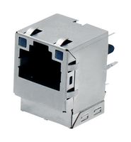 TRP CONNECTOR/BEL 2250394-1 模块连接器, RJ45 插座, 1 x 1 (端口), 8P8C, 通孔安装