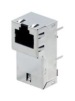 TRP CONNECTOR/BEL 2250414-1 模块连接器, RJ45 插座, 1 x 1 (端口), 8P8C, 通孔安装
