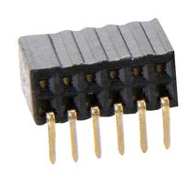 HARWIN M50-3200645 PCB插座, 板至板, 1.27 mm, 2 排, 12 触点, 通孔安装, Archer M50 Series