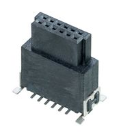 HARWIN M55-6021242R PCB插座, 板至板, 1.27 mm, 2 排, 12 触点, 表面安装, Kontrol M55 Series