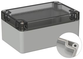 MULTICOMP PRO MP011541 塑料机壳, 多用途, 聚碳酸酯, 55 mm, 80 mm, 120 mm, IP66