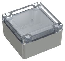 MULTICOMP PRO MP011629 塑料机壳, 多用途, 聚碳酸酯, 60.1 mm, 104.99 mm, 104.99 mm, IP40, IP65