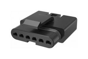 AMPHENOL COMMUNICATIONS SOLUTIONS FLHS6100 Connector Housing, BrightConnX, FLH Series, Plug, 6 Ways, 2.5 mm