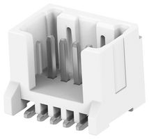 TE CONNECTIVITY 2355091-5 引脚针座, 线至板, 1.2 mm, 1 排, 5 触点, 表面安装直型, Micro CT Series