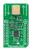 MIKROELEKTRONIKA MIKROE-4559 Add-On Board, Piezo Accel Click, MikroBUS Compatible Development Boards