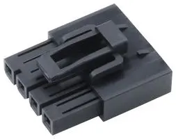 MOLEX 215913-1004 连接器外壳, 黑色, Mini-Fit Max 215913 Series, 插座, 4 路, 4.2 mm, Molex Mini-Fit Max 212515 系列母压接端子