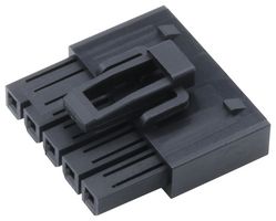 MOLEX 215913-1005 Connector Housing, Black, Mini-Fit Max 215913 Series, Receptacle, 5 Ways, 4.2 mm