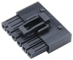 MOLEX 215913-1006 Connector Housing, Black, Mini-Fit Max 215913 Series, Receptacle, 6 Ways, 4.2 mm