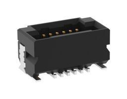 ERNI - TE CONNECTIVITY 294133-E 引脚针座, 板至板, 0.8 mm, 2 排, 12 触点, 表面安装直型, MicroCon Series