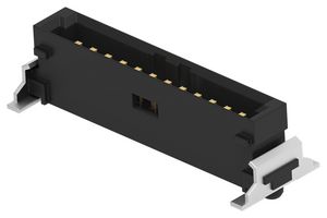 ERNI - TE CONNECTIVITY 294920-E Pin Header, Board-to-Board, 1.27 mm, 1 Rows, 12 Contacts, Surface Mount Straight