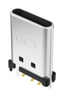 GCT USB4180-03-0120-C 连接器, USB, USB C, 插头, 6 路, 表面安装, 垂直
