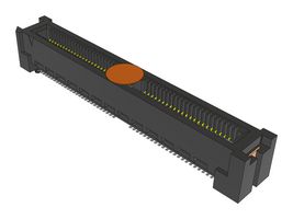 SAMTEC HSEC8-150-03-L-DV-A-WT-K-TR 卡边连接器, 双侧, 2.36 mm, 100 触芯, 表面安装, 直行
