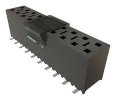 SAMTEC SSM-110-L-DV-M-TR PCB插座, 板至板, 线至板, 2.54 mm, 2 排, 20 触点, 表面安装
