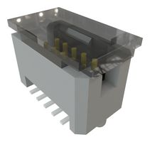 SAMTEC TFM-105-02-L-D-A-P-TR 引脚针座, 板至板, 线至板, 1.27 mm, 2 排, 10 触点, 表面安装直型, Tiger Eye TFM Series