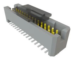 SAMTEC TFM-115-02-S-D-LC-P-TR 引脚针座, 板至板, 线至板, 1.27 mm, 2 排, 30 触点, 表面安装直型, Tiger Eye TFM Series