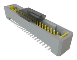 SAMTEC TFM-120-02-S-D-WT-P-TR 引脚针座, 板至板, 线至板, 1.27 mm, 2 排, 40 触点, 表面安装直型, Tiger Eye TFM Series