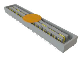 SAMTEC QSE-028-01-F-D-DP-A-K-TR Mezzanine Connector, Receptacle, 0.8 mm, 2 Rows, 56 Contacts, Surface Mount, Phosphor Bronze