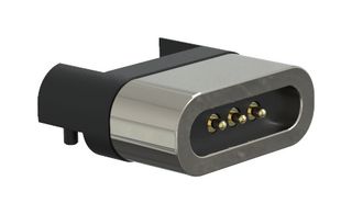 MULTICOMP PRO MP011975 Magnetic Connector, 3 Contacts, Plug, Right Angle, 1.6 mm, 2 A