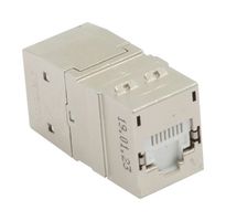 MOLEX CES KSJ-00096-04 模块连接器, 黑色, RJ45 插座, 1 x 1 (端口), 8P8C, Cat6a, 电缆安装