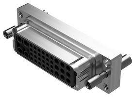 POSITRONIC SMSA069-SA00X-E7XX 重载连接器底座, SP MAX Series, 电缆安装, S, Positronic SP MAX系列矩形电源插座触点, 铝主体