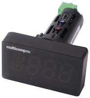 MULTICOMP PRO MP-335RTD-21 面板仪表,电流,4 位显示,量程 -200 至 +850 °C,电源 24V AC/DC