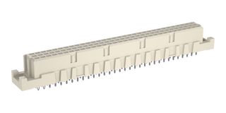 ERNI - TE CONNECTIVITY 284991-E 连接器, DIN 41612, 96 触点, 插座, 2.54 mm, 3排, a + b + c