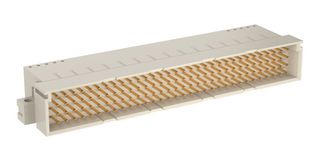 TE CONNECTIVITY - ERNI 364918-E DIN 41612 Connector, R/A, 128 Contacts, Plug, 2.54 mm, 4 Row, a + b + c + d