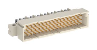 ERNI - TE CONNECTIVITY 254324-E DIN 41612 Connector, R/A, 48 Contacts, Plug, 2.54 mm, 3 Row, a + b + c
