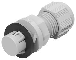 TE CONNECTIVITY - ENTRELEC 1SNG622001R0000 电缆压盖, 3 mm, 10 mm, 尼龙6 (聚酰胺 6), 浅灰, IP68
