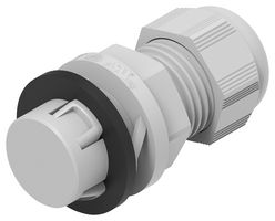 ENTRELEC - TE CONNECTIVITY 1SNG622007R0000 Cable Gland, 5 mm, 12 mm, Nylon 6 (Polyamide 6), Light Grey, IP68
