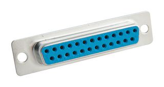 L-COM SD25S D-Sub 连接器, 标准, 插座, 25 触点, DB, 焊接杯
