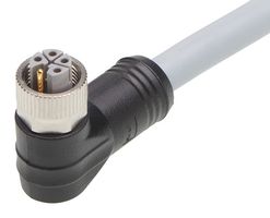MOLEX 1205000207 Sensor Cable, M12, 90° Micro-Change Receptacle, Free End, 5 Positions, 1 m, 3.28 ft
