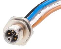 MOLEX 1205020022 Sensor Cable, M12, Micro-Change Plug, Free End, 5 Positions, 500 mm, 19.7 "