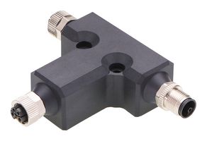 MOLEX 1205040002 Sensor Splitter, M12, T - Style, Panel Mount, 5 Position Micro-Change Plug