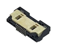 MULTICOMP PRO MP012100 连接器, FFC/ FPC板, 0.5 mm, 8 触点, 插座, MP FPC Auto Lock, 表面安装直角, 顶部、底部
