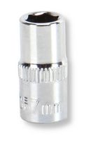 MULTICOMP PRO MP14-CRV07 Socket, Hex, 7mm, 1/4" Drive Size, Chrome Vanadium, DIN3120