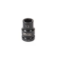 MULTICOMP PRO MP12-CRMO13 六角套筒,13 mm x 38 mm,1/2"驱动尺寸,铬钼钢,DIN3121,汽车维修
