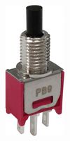 MULTICOMP PRO MP-PB9-AA00AQE-5 Pushbutton Switch, SPDT, On-(Off), Round Plunger