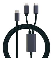 ROLINE 11.02.8308 USB线缆, C型插头至C型插头, 1.85 m, 6.1 ft, USB 2.0, 黑色