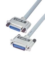 L-COM CBX24-3M Computer Cable, IEEE-488 / GPIB Plug, 24 Way, IEEE-488 / GPIB Socket, 24 Way, 9.8 ft, 3 m, Grey
