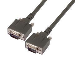 L-COM CPMS9MM-5 计算机电缆, D-SUB插头, 9路, D-Sub插头, 9路, 5 ft, 1.5 m, CPMS9MM Series
