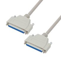 L-COM CRMN37FF-5 Computer Cable, D Subminiature Socket, 37 Way, D Subminiature Socket, 37 Way, 5 ft, 1.5 m