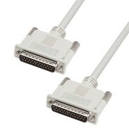 L-COM CS2N25MM-1 Computer Cable, D Subminiature Plug, 25 Way, D Subminiature Plug, 25 Way, 1 ft, 304.8 mm