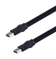 L-COM U3A00003-105M USB Cable, Type A Plug to Type A Plug, 1.5 m, 4.9 ft, USB 3.0, Blue