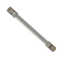 L-COM TDC053-1 Ethernet Cable, RJ45 Plug to RJ45 Plug, Grey, 304.8 mm, 1 ft