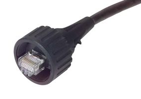 L-COM TRD3115M-1M 以太网线缆, Cat5, RJ45插头至RJ45插头, 黑色, 1 m, 3.3 ft