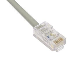 L-COM TRD450-7 Ethernet Cable, Cat5e, RJ45 Plug to RJ45 Plug, UTP (Unshielded Twisted Pair), Grey, 2.1 m, 7 ft