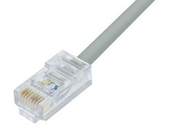 L-COM TRD450CR-40 Ethernet Cable, Cat5e, RJ45 Plug to RJ45 Plug, UTP (Unshielded Twisted Pair), Grey, 12.2 m, 40 ft