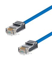 L-COM TRD628LS-BLU-7 以太网线缆, Cat6, RJ45插头至RJ45插头, UTP (非屏蔽双绞线), 浅蓝, 2.1 m, 7 ft